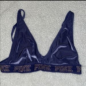 PINK velvet bralette